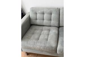 3-zits bank met vlekken - met een beetje liefde weer als nieuw