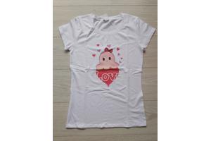 Glo-story t-shirt wit octopus love XL