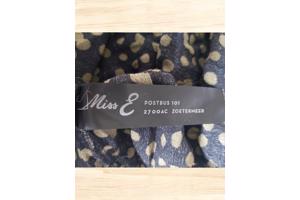 Miss Etam tuniek stippel zwart khaki XL