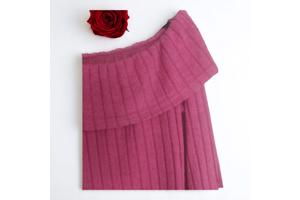 Offshoulder jurk roze XXL