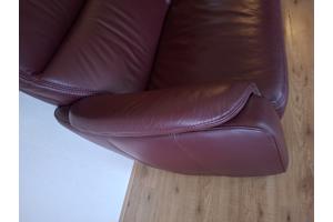 2 zits bankstel leer