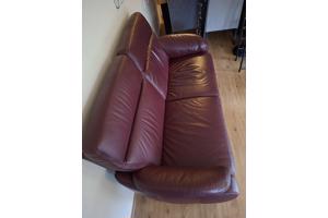 2 zits bankstel leer