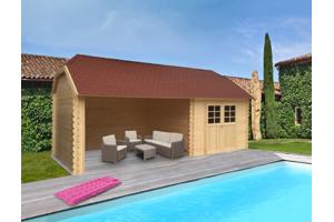 NIEUW Tuinhuis YORK 2980 + 3644 x 2980 MM 28 MM