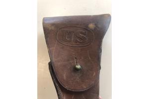 Oude leren holster US