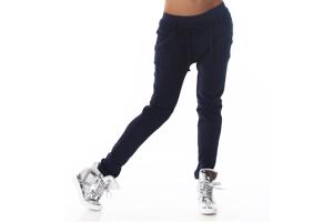 Relaxbroek, joggingbroek, donkerblauw, maat 36 (nieuw)