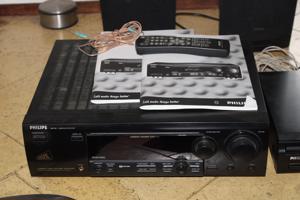 Philips surround receiver FR 735 + CD 713 + speakerset FB 735