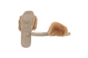 Givana Fluffy muiltjes - slippers camel 39