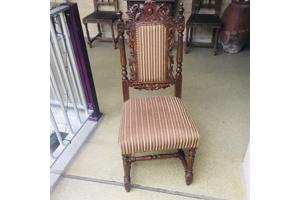 Stoel 25,vloerkleed 75 .4 ledere groom/leer keukenstoelen