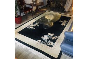 Stoel 25,vloerkleed 75 .4 ledere groom/leer keukenstoelen