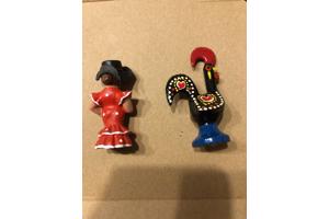 Portugal beeldjes haan en danseres beeldje beeld