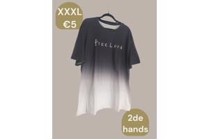 Heren T-Shirt Free Lord grijs XXXL