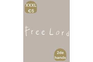 Heren T-Shirt Free Lord grijs XXXL