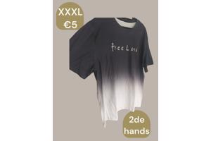 Heren T-Shirt Free Lord grijs XXXL