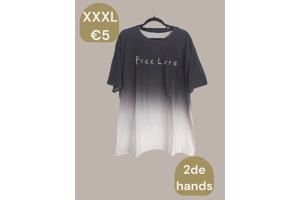 Heren T-Shirt Free Lord grijs XXXL