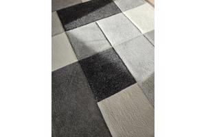 Vloerkleden, grijs, zwart, wit