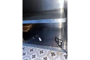 RVS Warmhoudkast + presentatieplaat