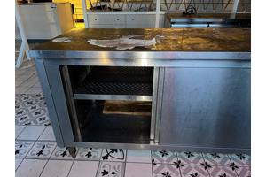 RVS Warmhoudkast + presentatieplaat