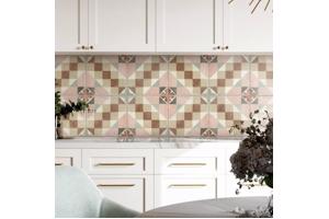 Vintage tegels Valenciaans keramiek 22,3x22,3 cm tegels