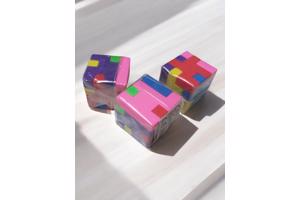 3x gum kubus puzzel 3x3cm