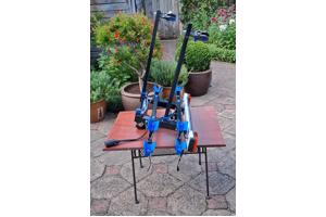 Een hele goede fietsendrager merk Tacx T2450 opklapbaar.