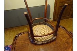 Thonet speeltafel Nr 3 en 4 stoelen