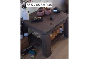 Salon tafel en bijzettafel
