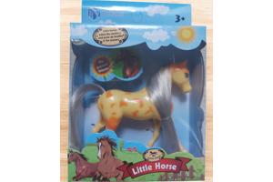 LG Little horse speelpaard geel oranje grijze haren camoufla