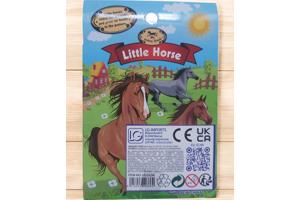 LG Little horse speelpaard geel oranje grijze haren camoufla