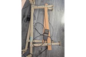 Bed 2x eenpersoons lattenbodem Auping + matrassen