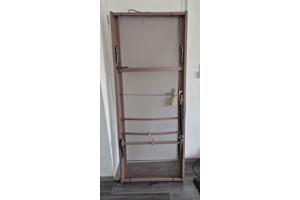 Bed 2x eenpersoons lattenbodem Auping + matrassen