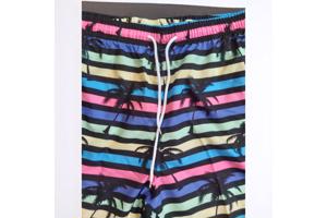 Zwembroek - short meerkleurig met palmbomen XXL
