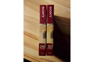 5 Sony VHS videocassettes