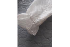 Tuniek met doorschijnende mouwen creme XL/44