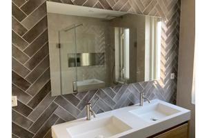 Cifre ceramica moon grey handvorm en visgraat tegel 7,5x30