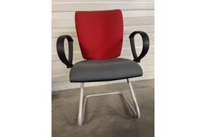 3 Rode Bureaustoelen