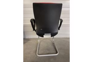 3 Rode Bureaustoelen