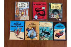 Hergé De avonturen van Kuifje serie 7 stuks Hardcover strips