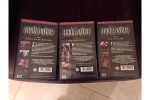 VHS Highlander deel 1 deel 2 deel 3 limited edition