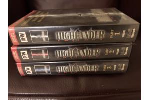 VHS Highlander deel 1 deel 2 deel 3 limited edition