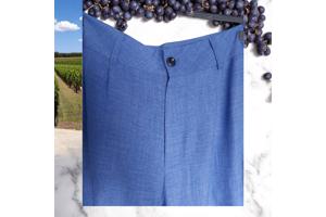 2 delig broekpak blauw XXL