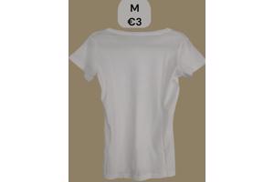 Glo-Story strak t-shirt cutest pie wit M