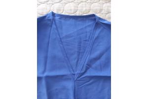 Luchtig mouwloos effen shirt cobalt blauw S