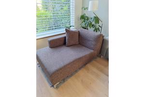 Bruin/ zwart gemêleerde sofa