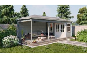 Blokhut - Tuinhuis Bertil | 44 mm | vuren onbehandeld