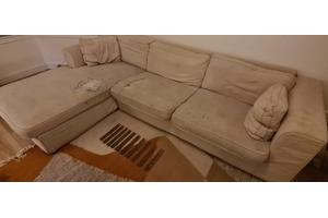 Gebruikte grote hoekbank