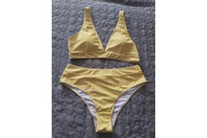 Bikini geel bloemetjes XL