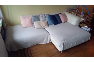 Grote, moderne hoekbank