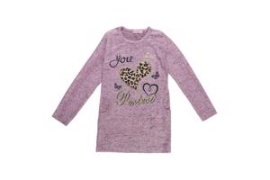 Seagull lange sweater panterprint you perfect glitter lila 1