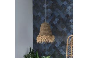 Speelse visschub tegels donker blauw 12x12,5 of fisch scale