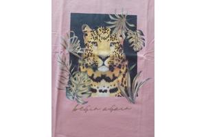 Glo-story t-shirt roze tijger M/38